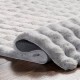 Χαλάκι Γούνινο Rabbit Fur Solid Design FUR3D-512GR Γκρι ανοιχτό 0.80x200