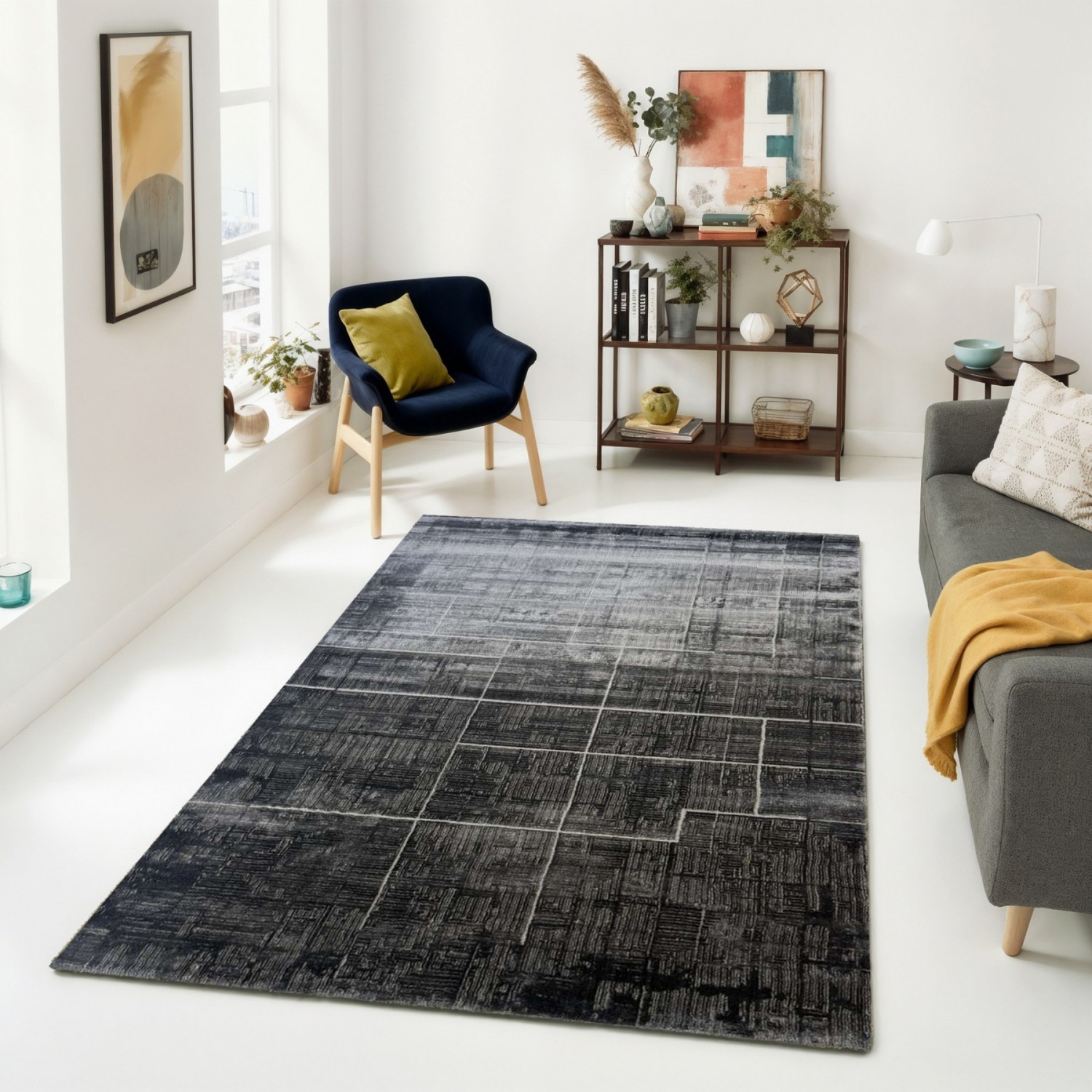 Χαλιά Ανάγλυφα Με Βελούδινη Υφή SILA 003