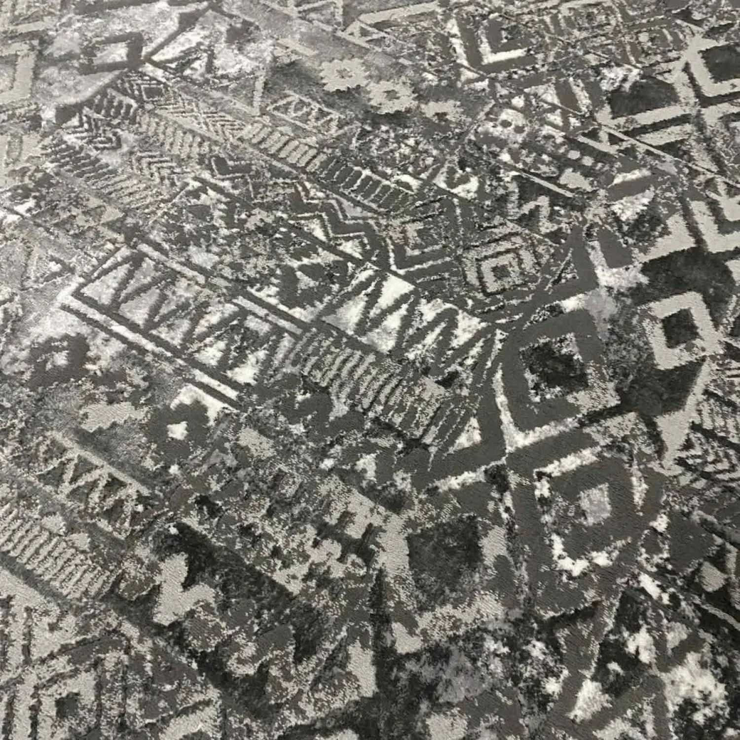 Χαλιά Ανάγλυφα Mira 0178A Grey