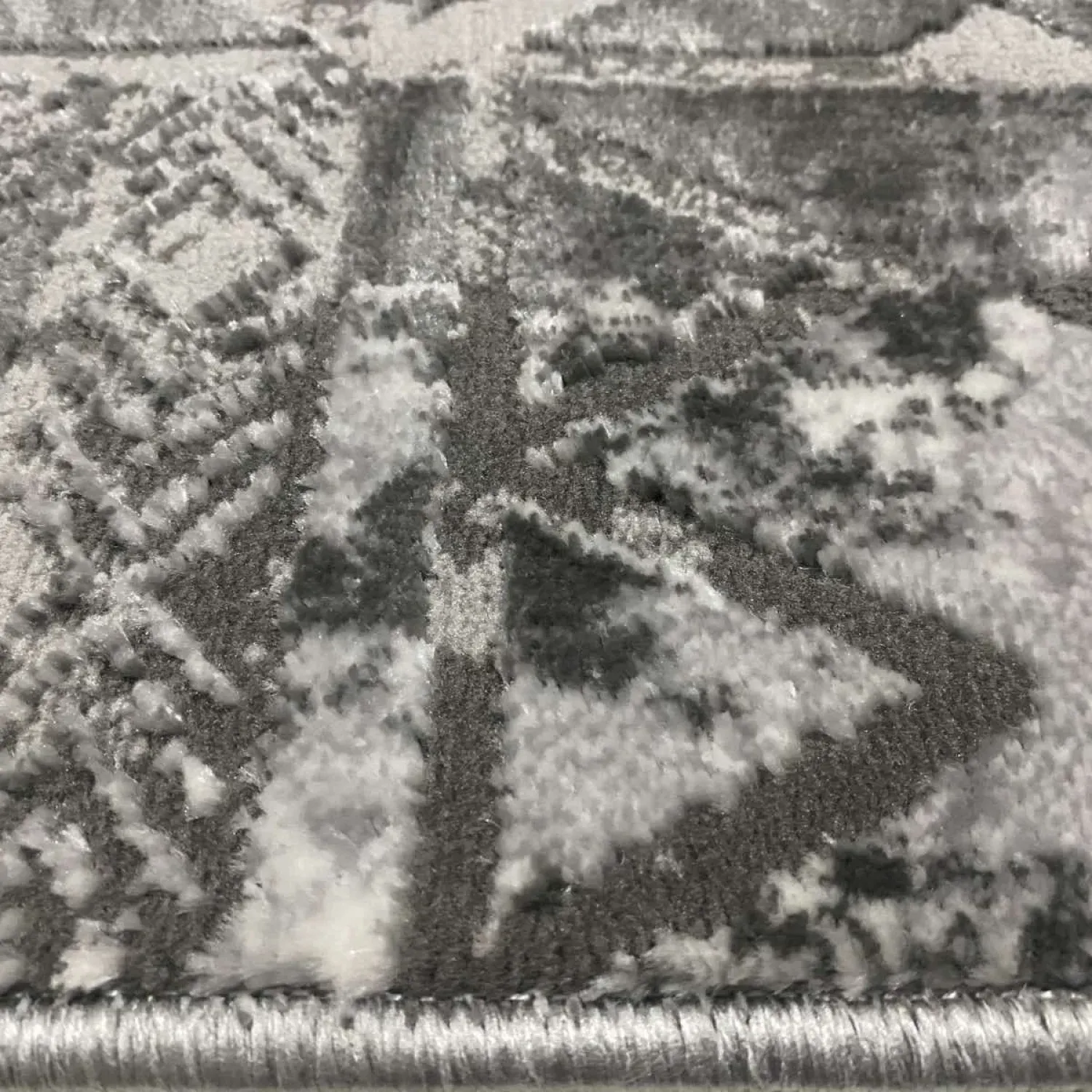 Χαλιά Ανάγλυφα Mira 0178A Grey