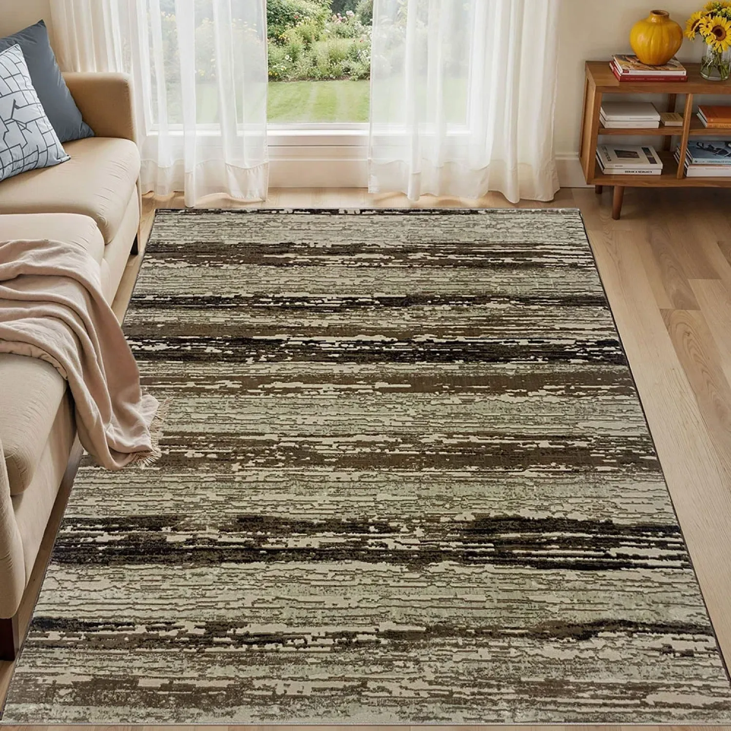 Χαλιά Ανάγλυφα Mira  0179A Brown