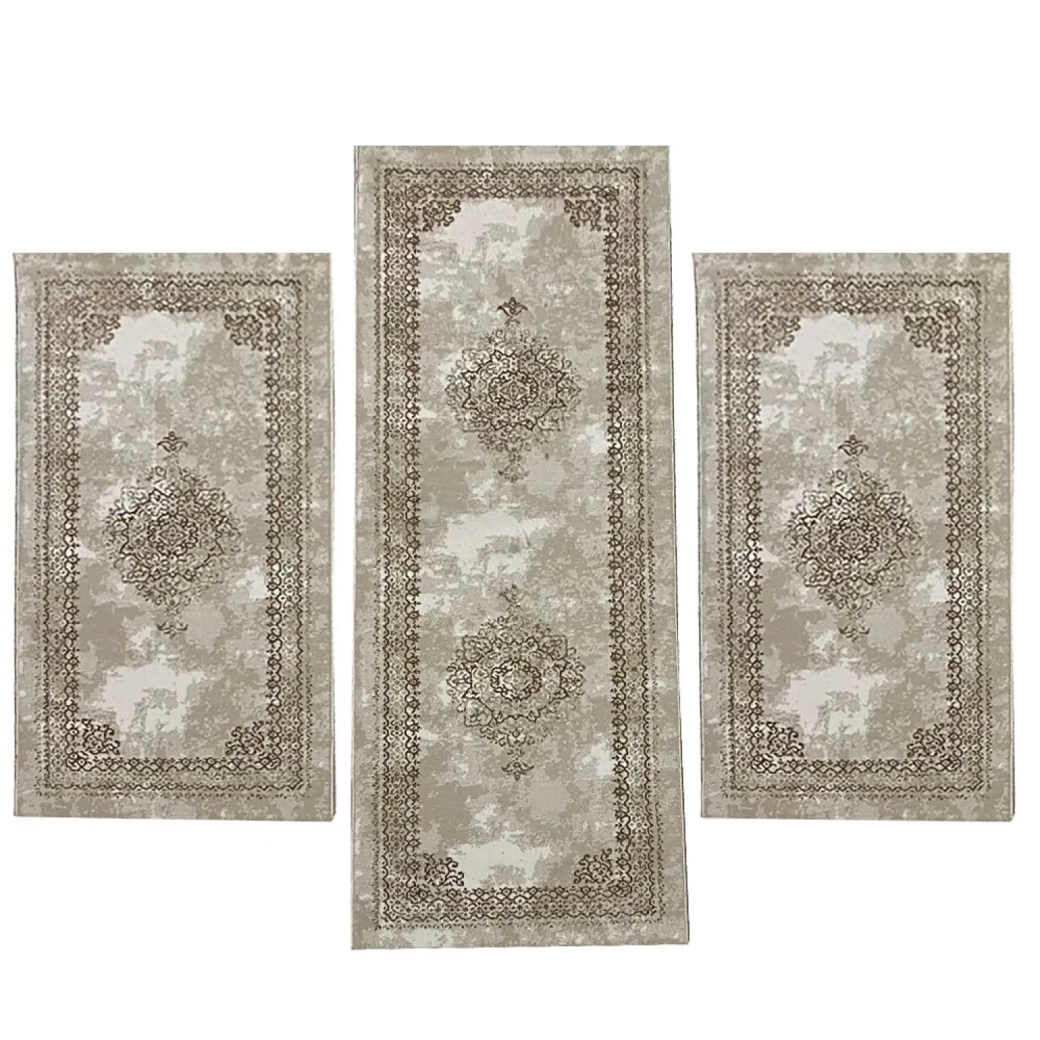 Σετ Κρεβατοκάμαρας 3τμχ Ανάγλυφα Mira 0180A Vizon