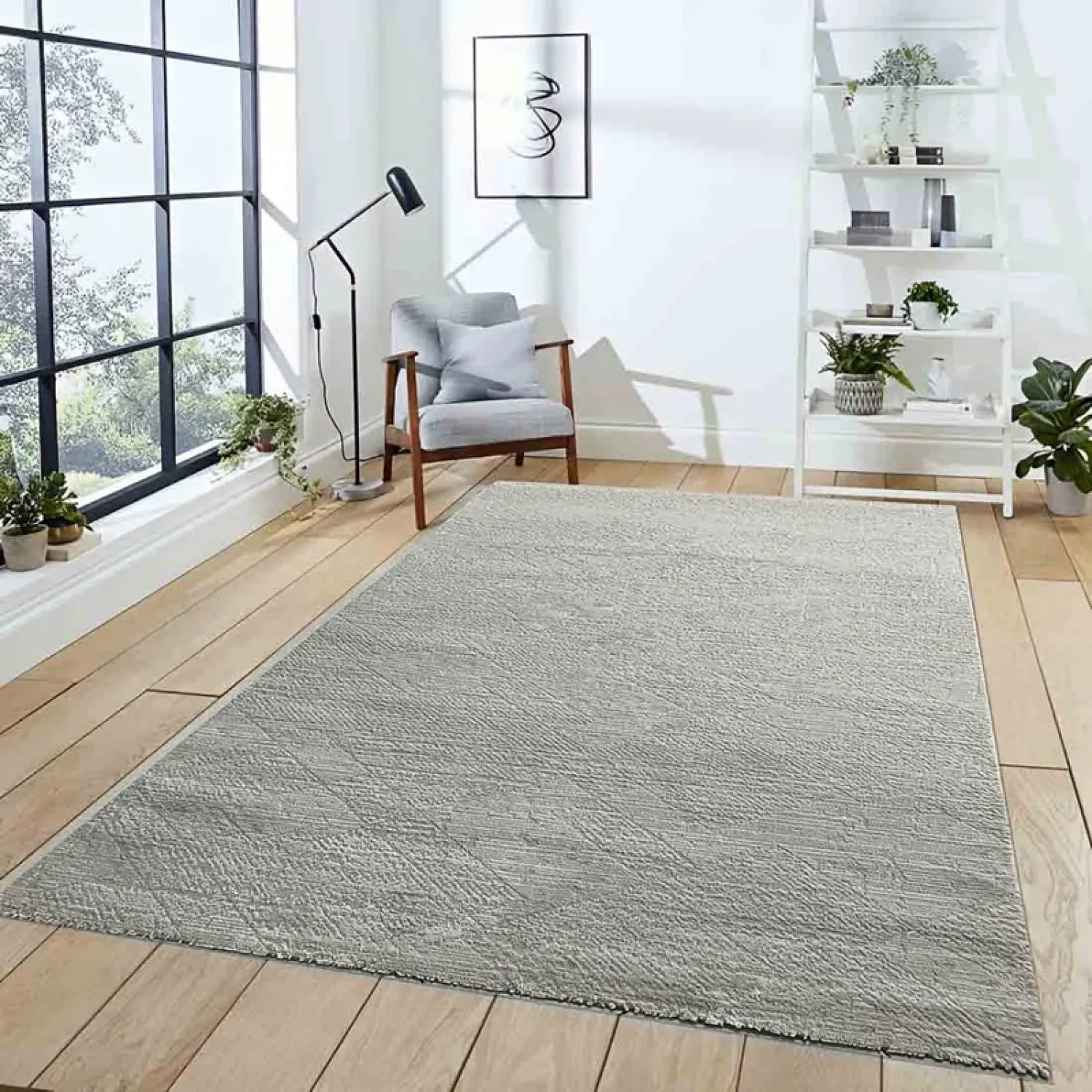 Χαλιά Ανάγλυφα Με Βελούδινη Υφή SILA SL 760 Beige