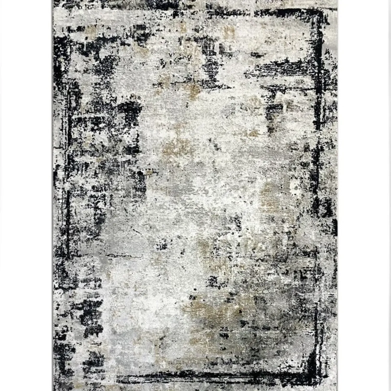 Χαλιά Ανάγλυφα Με Βελούδινη Υφή MARRY MR 250 Grey Black