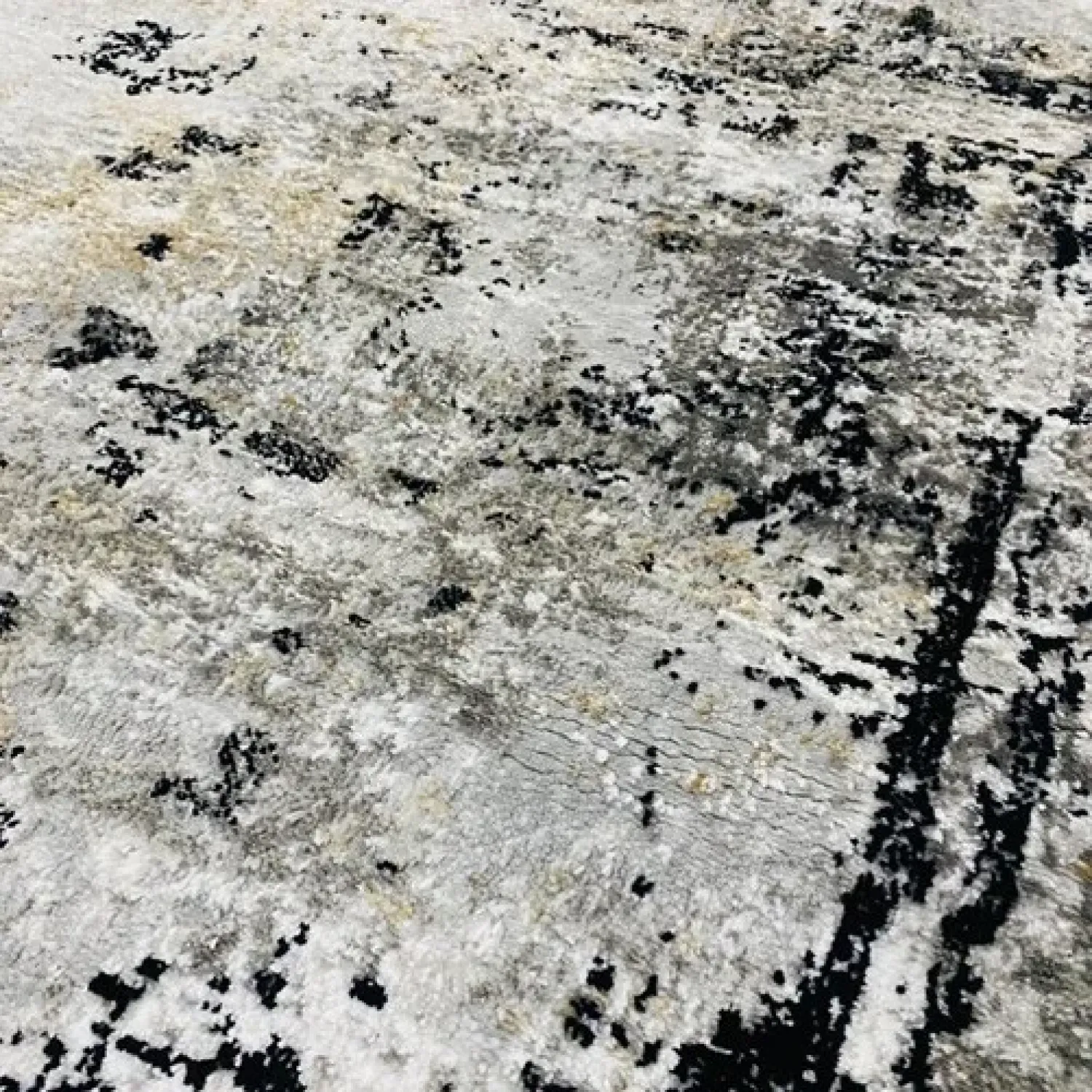 Χαλιά Ανάγλυφα Με Βελούδινη Υφή MARRY MR 250 Grey Black