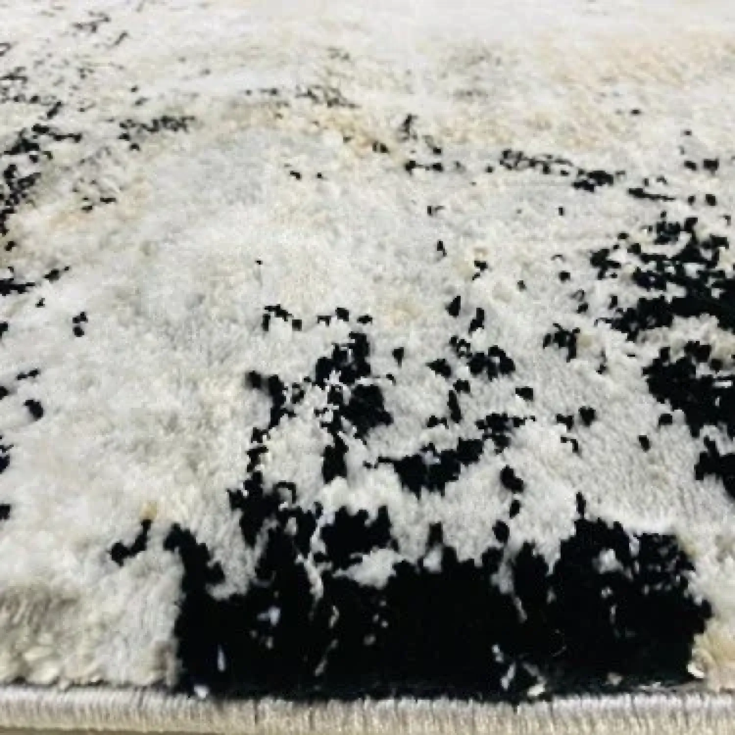 Χαλιά Ανάγλυφα Με Βελούδινη Υφή MARRY MR 250 Grey Black