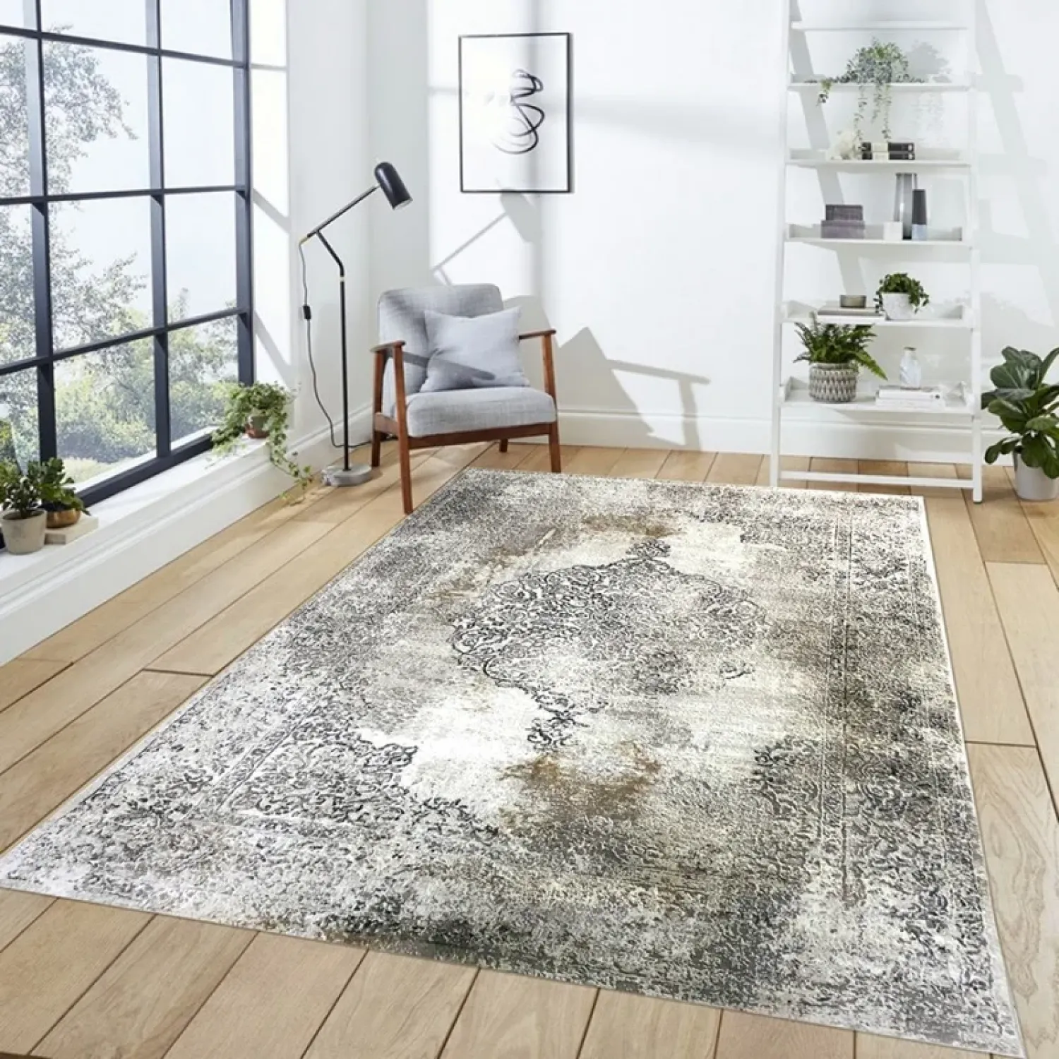 Χαλιά Ανάγλυφα Με Βελούδινη Υφή MARRY MR 252 Dark Vizon Gold