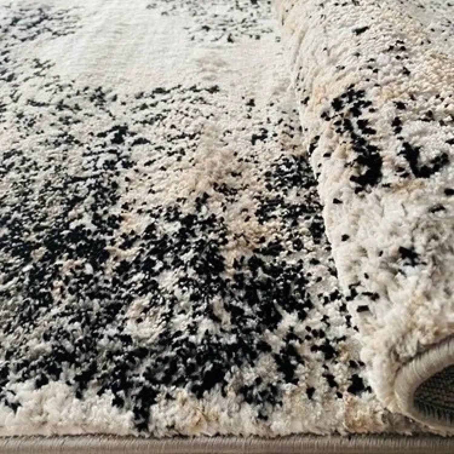 Χαλιά Ανάγλυφα Με Βελούδινη Υφή MARRY MR 268 Grey Black