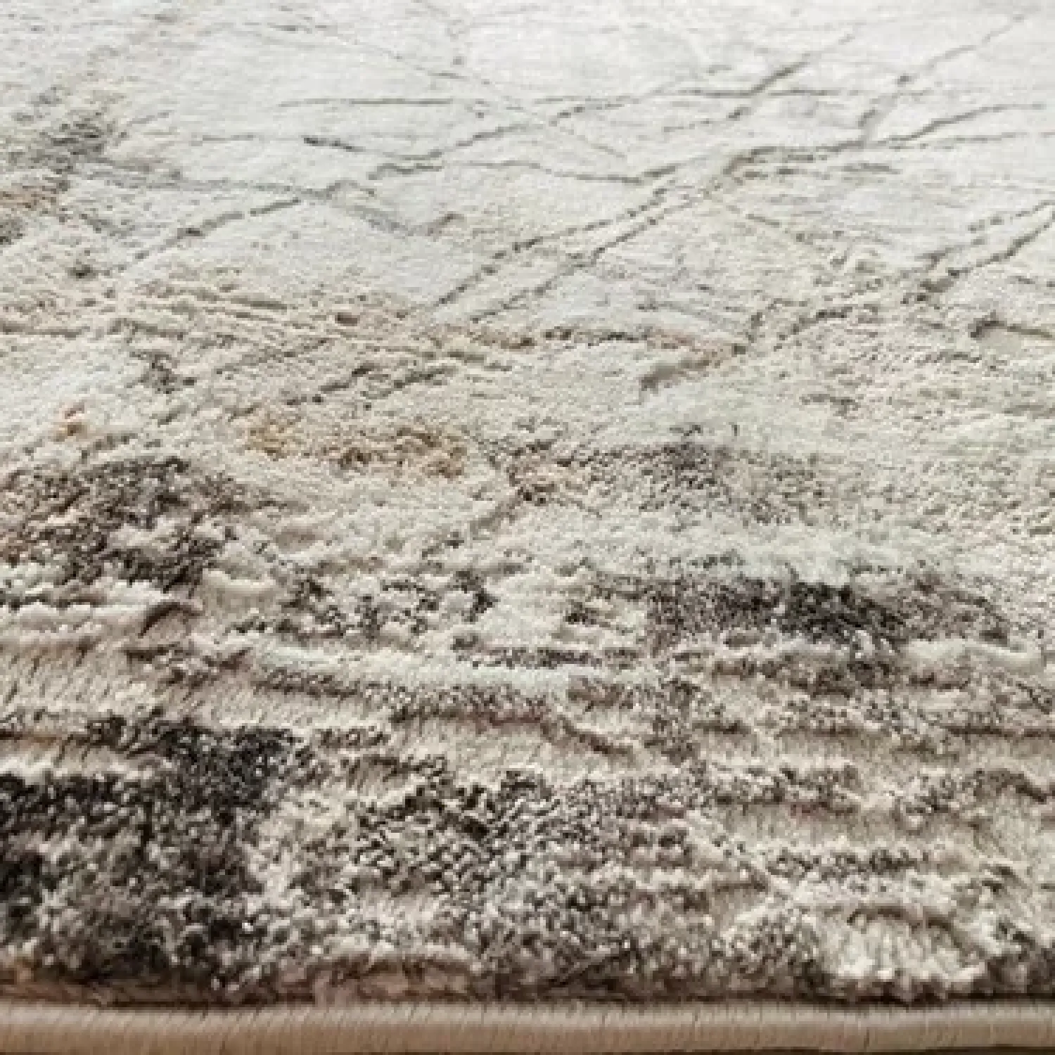 Χαλιά Ανάγλυφα Με Βελούδινη Υφή MARRY MR 331 Dark Vizon Gold