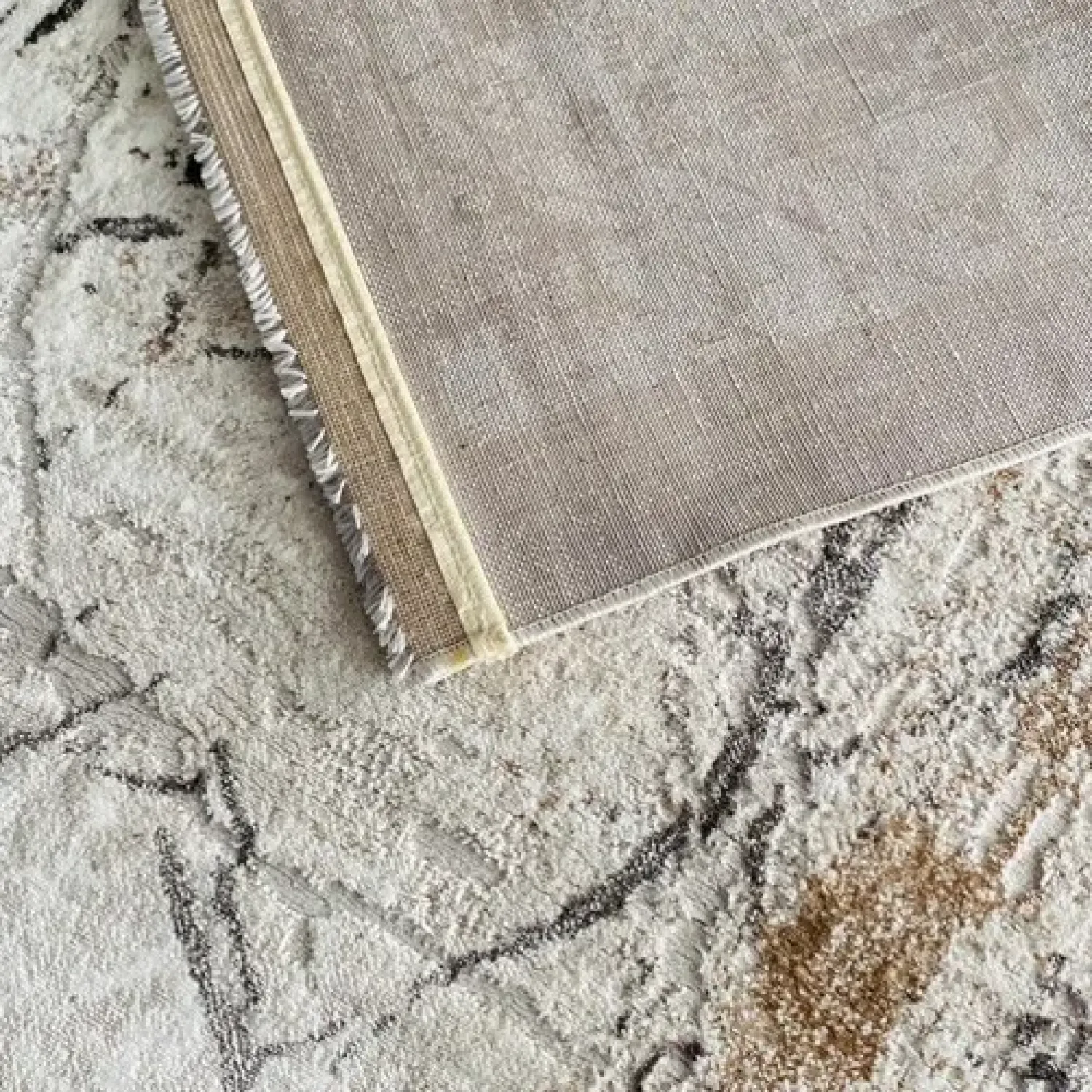 Χαλιά Ανάγλυφα Με Βελούδινη Υφή MARRY MR 331 Dark Vizon Gold