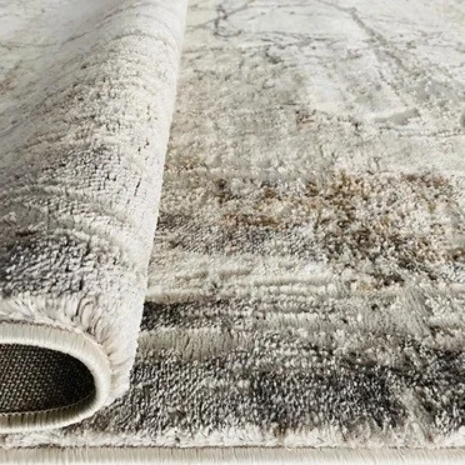 Χαλιά Ανάγλυφα Με Βελούδινη Υφή MARRY MR 331 Dark Vizon Gold