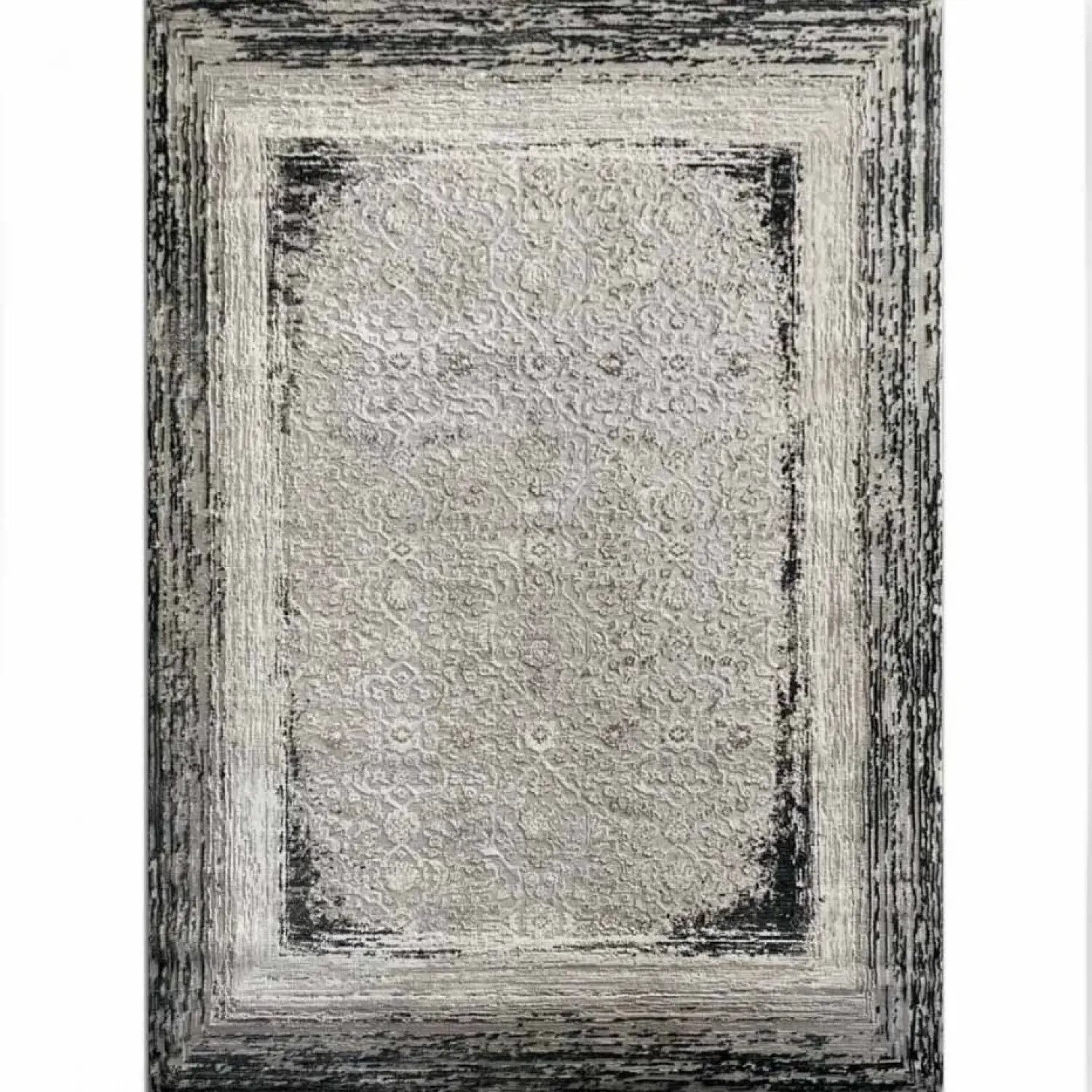 Χαλιά Ανάγλυφα Με Βελούδινη Υφή MARRY MR 522 Antrasit Black