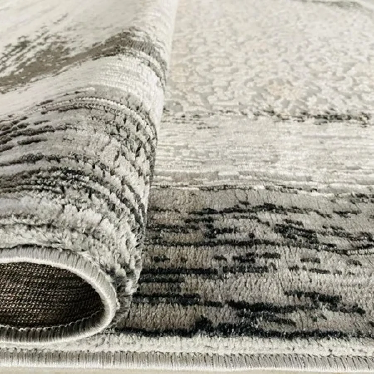 Χαλιά Ανάγλυφα Με Βελούδινη Υφή MARRY MR 522 Antrasit Black