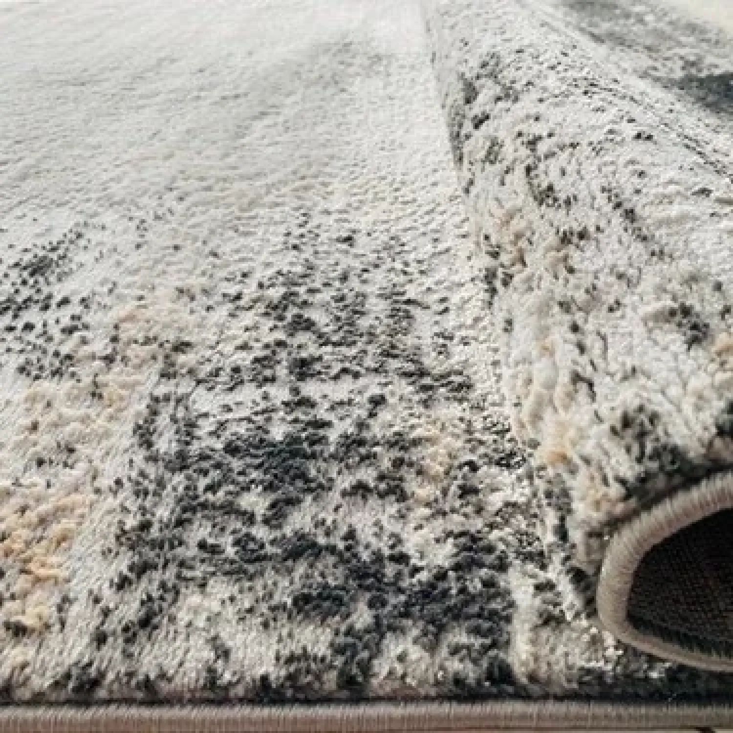 Χαλιά Ανάγλυφα Με Βελούδινη Υφή MARRY MR 529 Antrasit Black