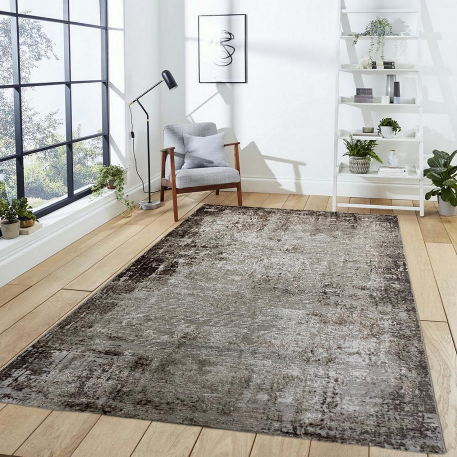 Χαλιά Ανάγλυφα Cream Brown  NP377