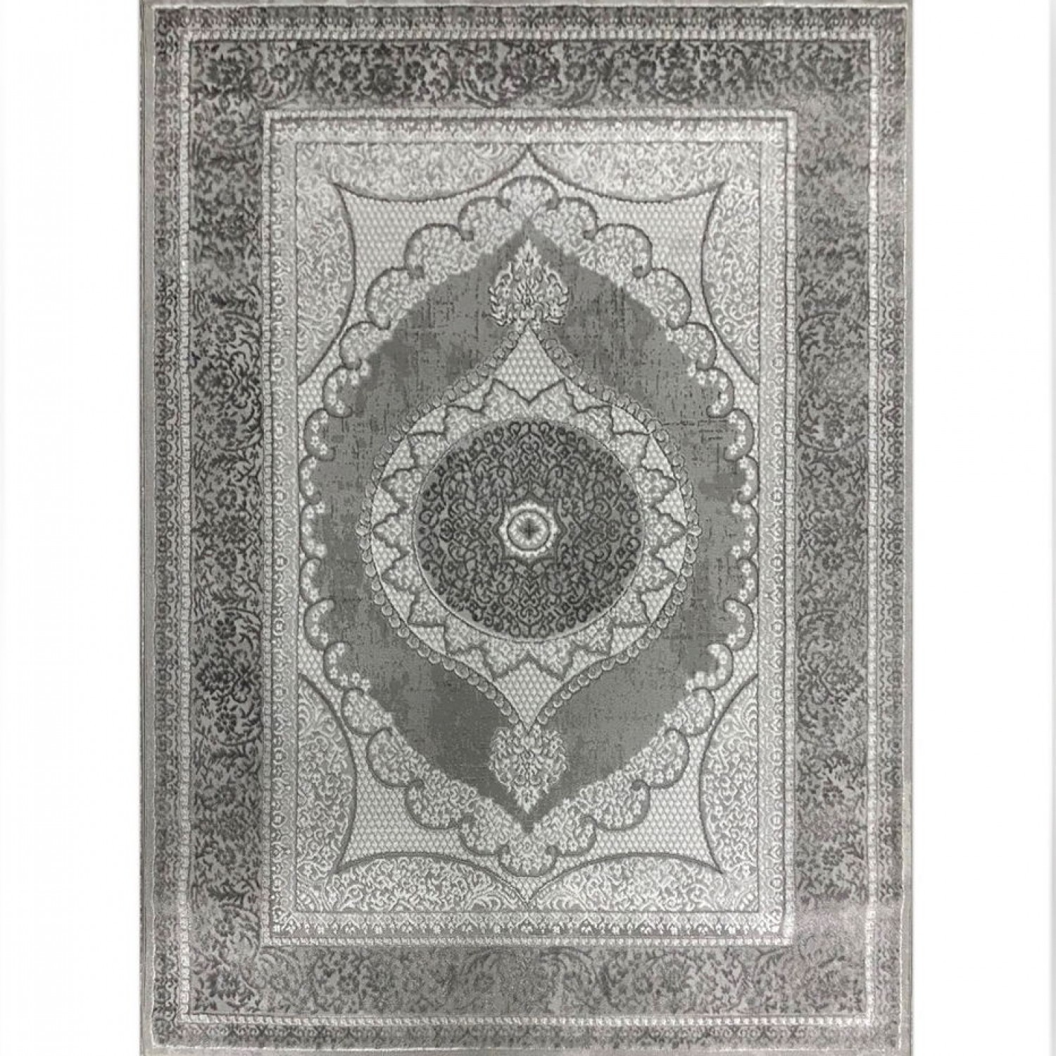 Χαλιά Ανάγλυφα Grey Z1076