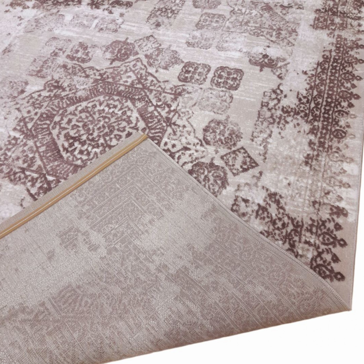 Χαλιά Ανάγλυφα Vintage 2573A vizon brown