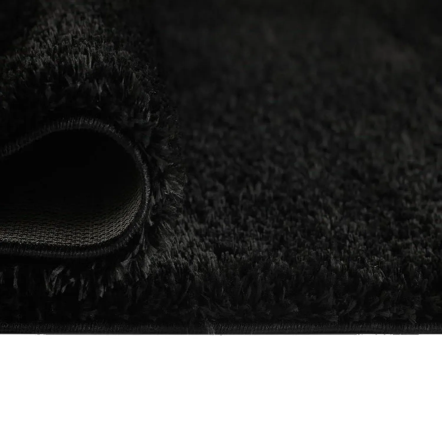 Διάδρομος 080cm Shaggy Jasmine JS 583 Black