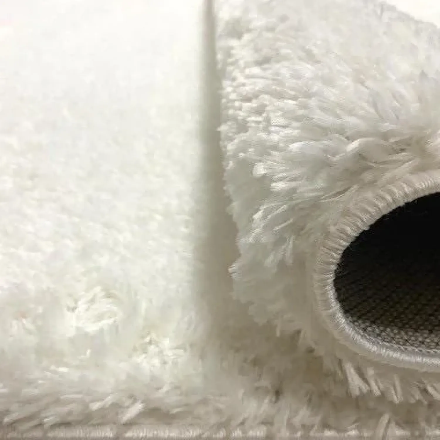 Διάδρομος 080cm Shaggy Jasmine JS 583 White