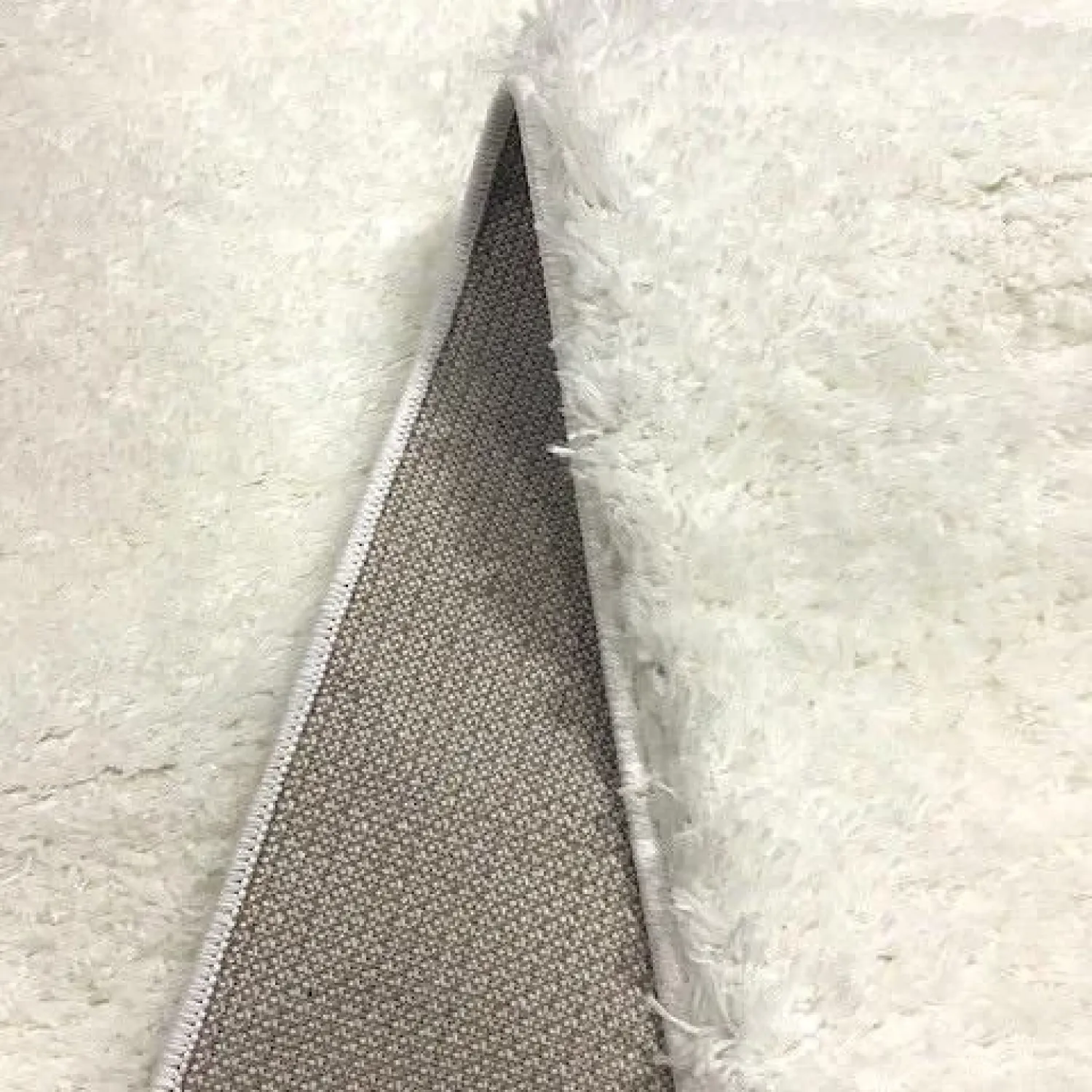 Διάδρομος 080cm Shaggy Jasmine JS 583 White