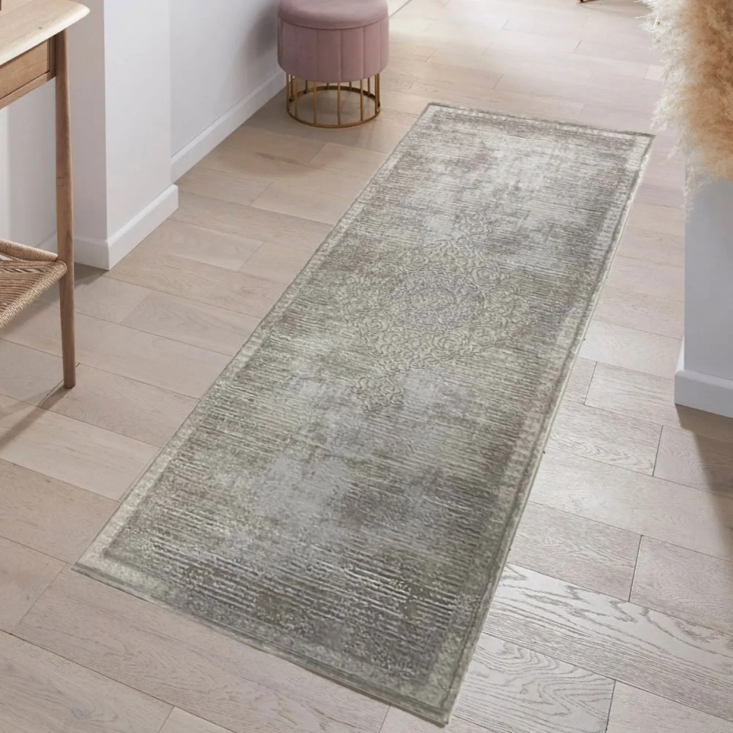 Διάδρομος 080cm Ανάγλυφα Με Βελούδινη Υφή Lazer Cream Beige LZ288