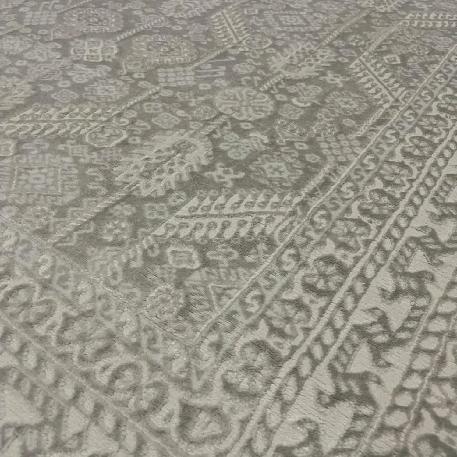 Διάδρομος 080cm Ανάγλυφα Με Βελούδινη Υφή Lazer Cream Beige LZ290