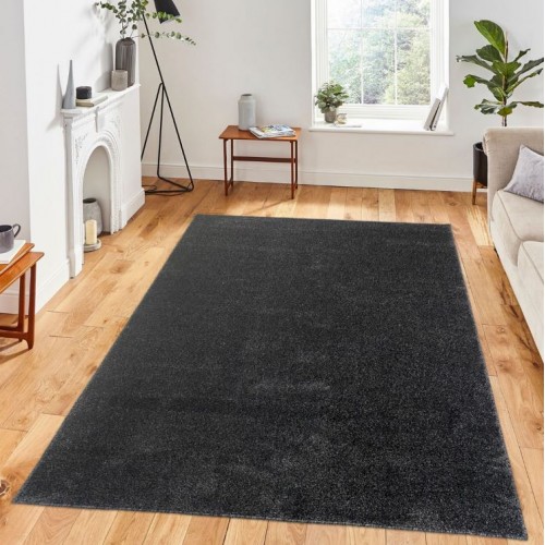 Χαλάκι frieze Γκρι Μαύρο MOC-32 0.80x200