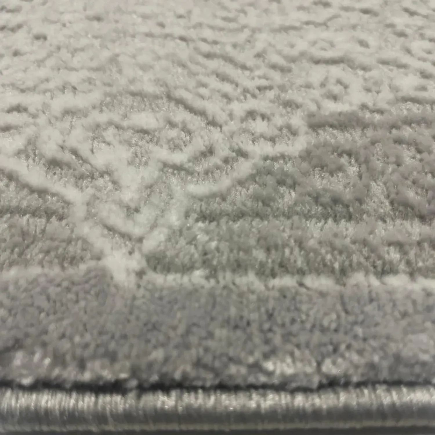 Χαλιά Ανάγλυφα Με Βελούδινη Υφή Lazer L.Grey LZ193 Σετ Κρεβατοκάμαρας 3Τμχ