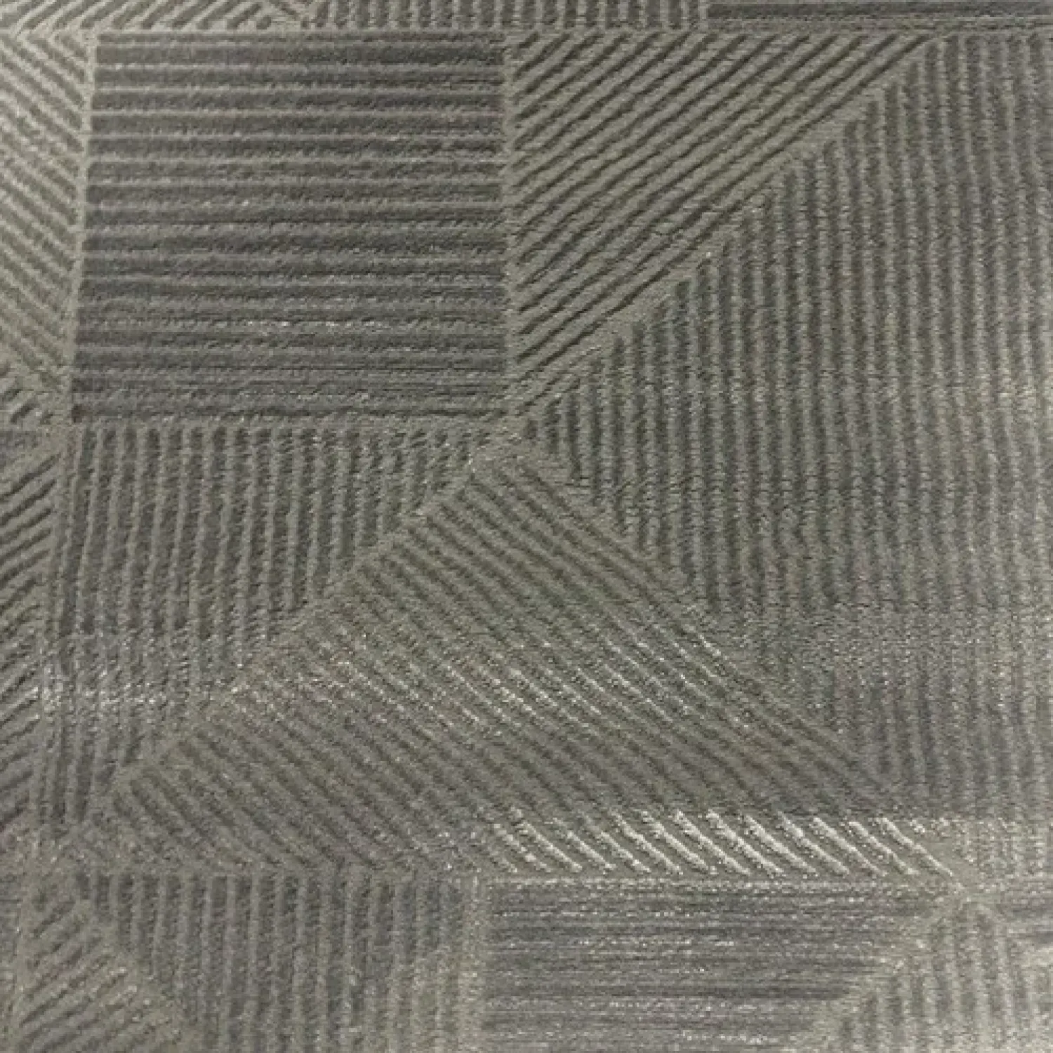 Χαλιά Ανάγλυφα Με Βελούδινη Υφή Lazer Grey Grey LZ285 Σετ Κρεβατοκάμαρας 3Τμχ