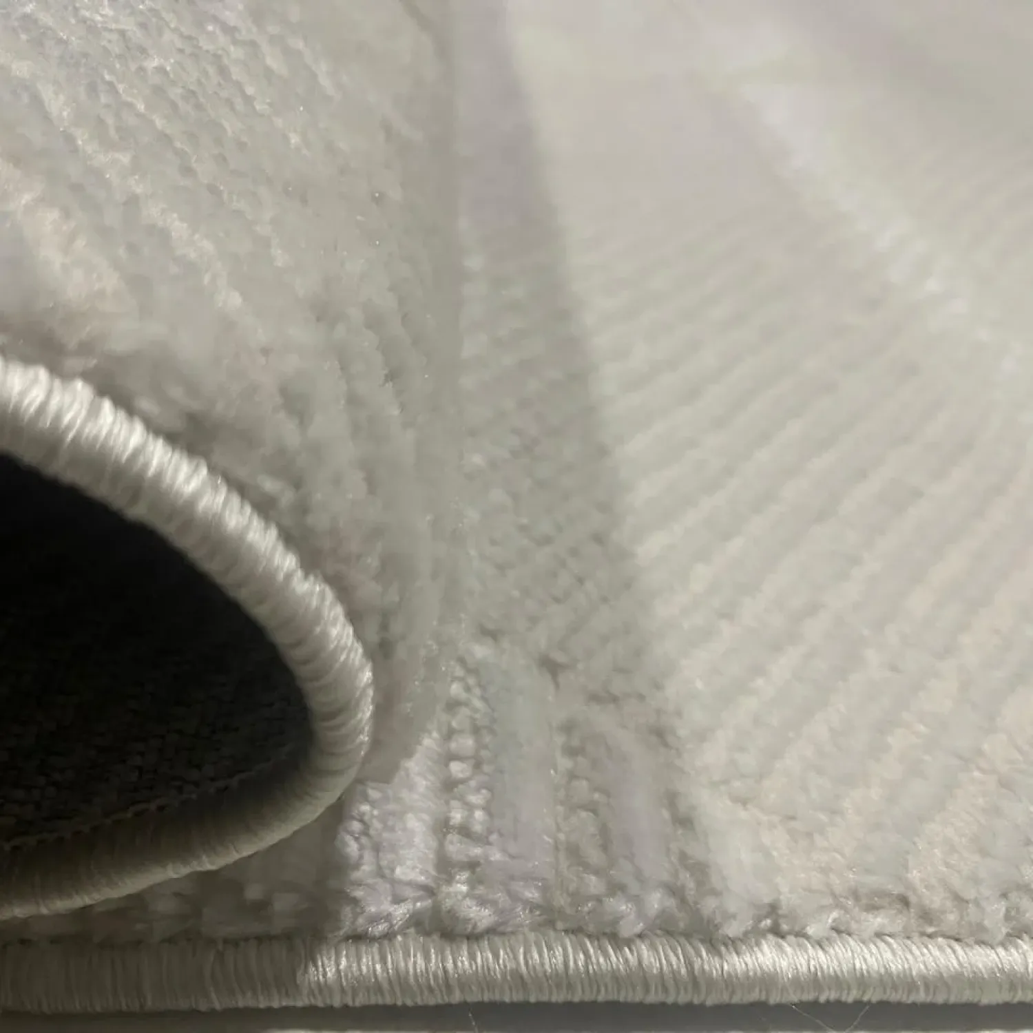 Χαλιά Ανάγλυφα Με Βελούδινη Υφή Lazer Cream Cream LZ285 Σετ Κρεβατοκάμαρας 3Τμχ