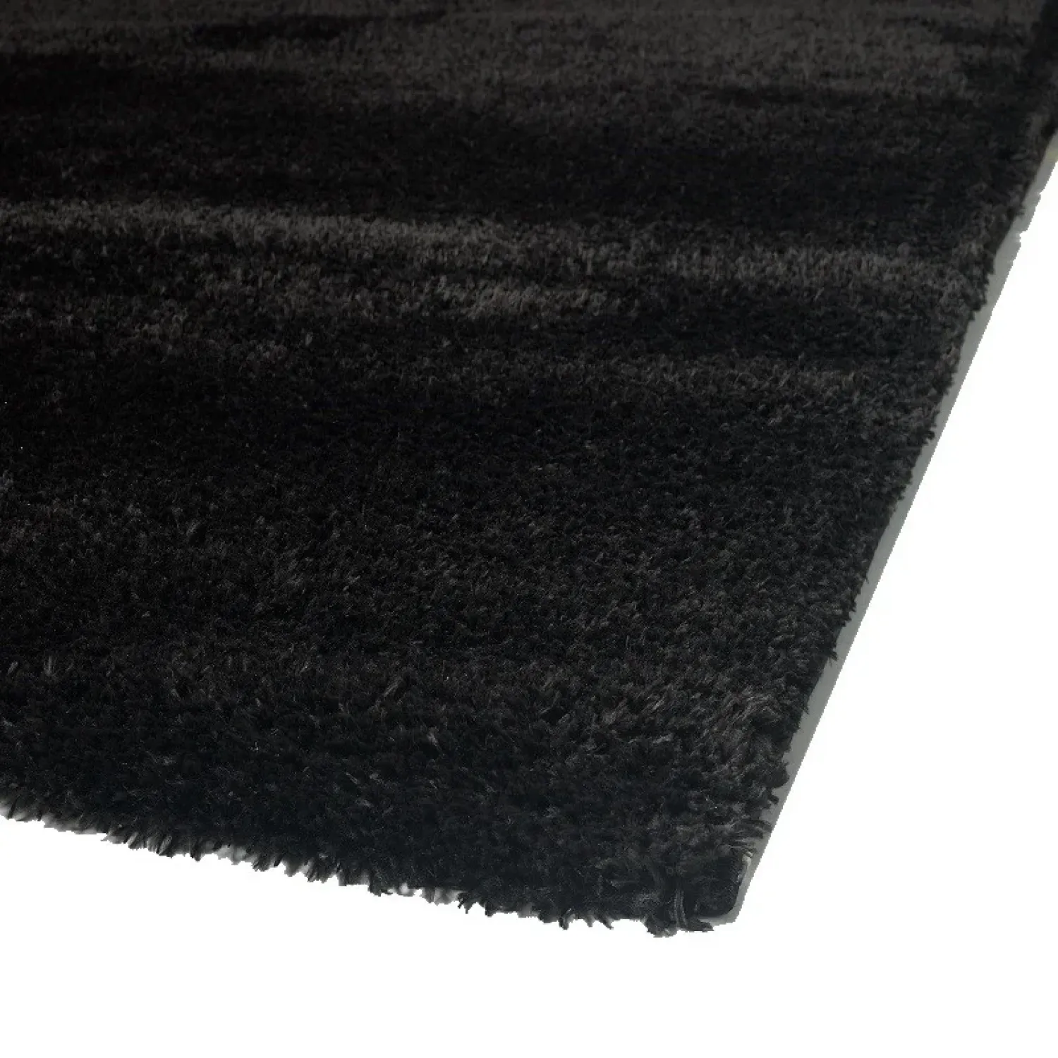 Σέτ κρεβατοκάμαρας 3τμχ Χαλιά Shaggy Soft black