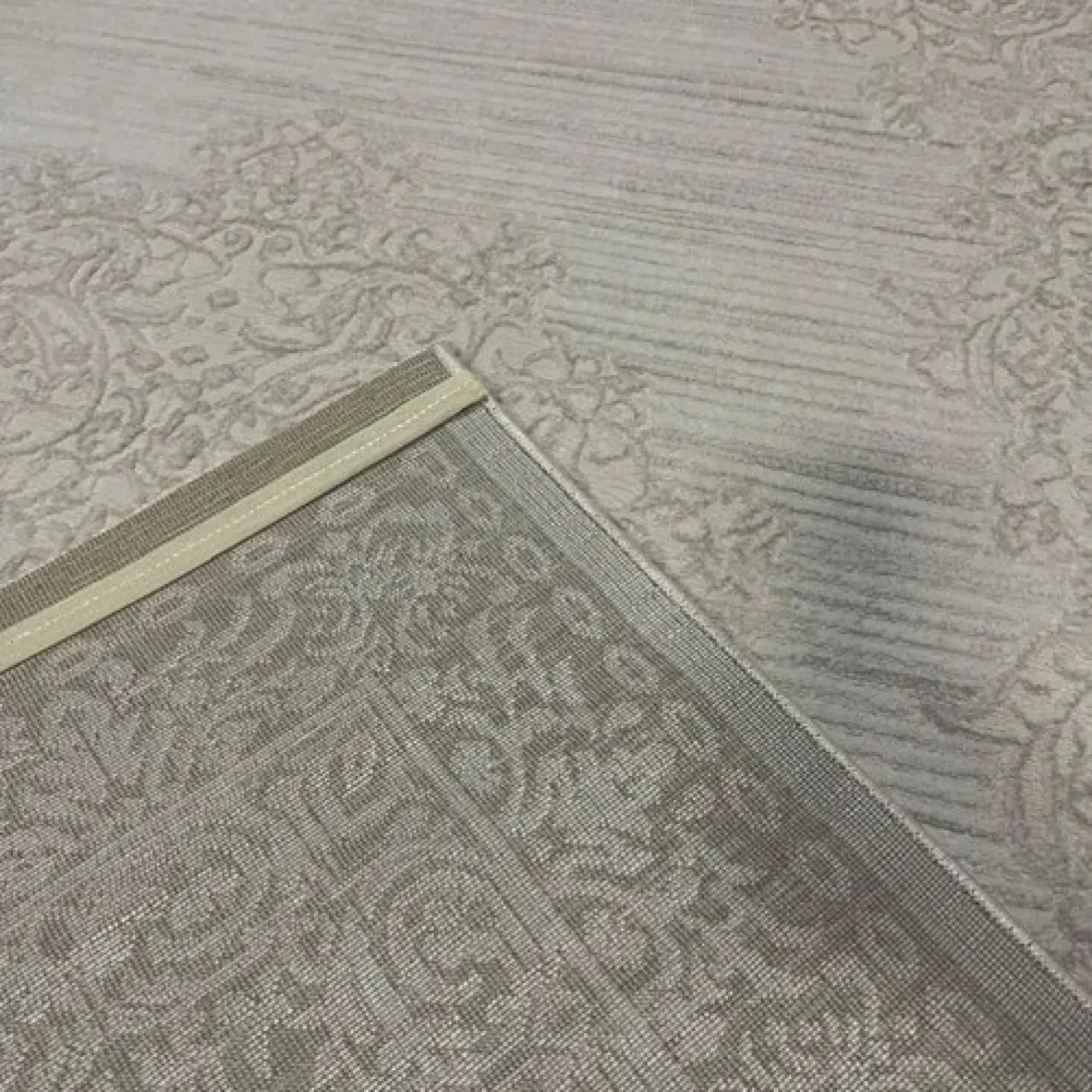 Χαλιά Ανάγλυφα Με Βελούδινη Υφή Lazer Cream Beige LZ172 Στρογγυλά