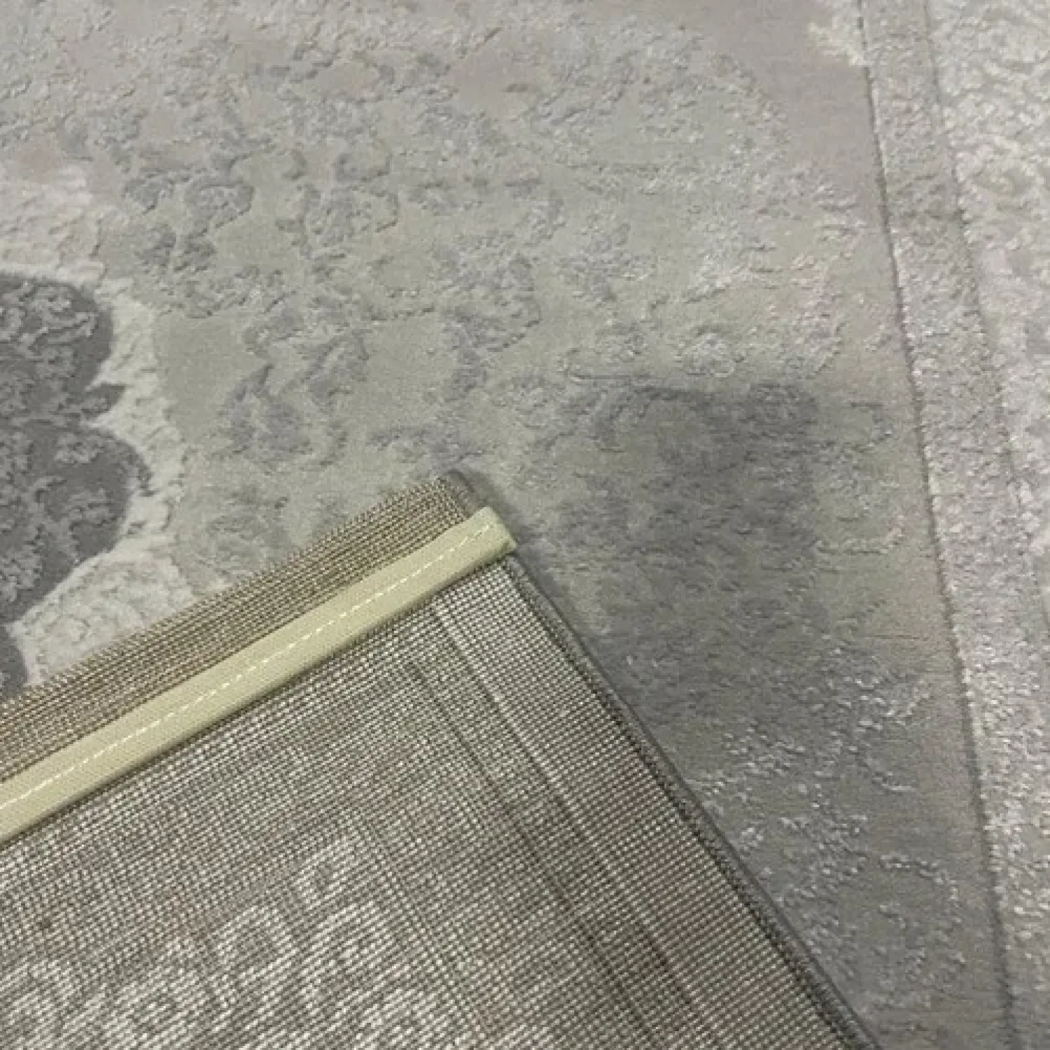 Χαλιά Ανάγλυφα Με Βελούδινη Υφή Lazer L.Grey LZ193 Στρογγυλά