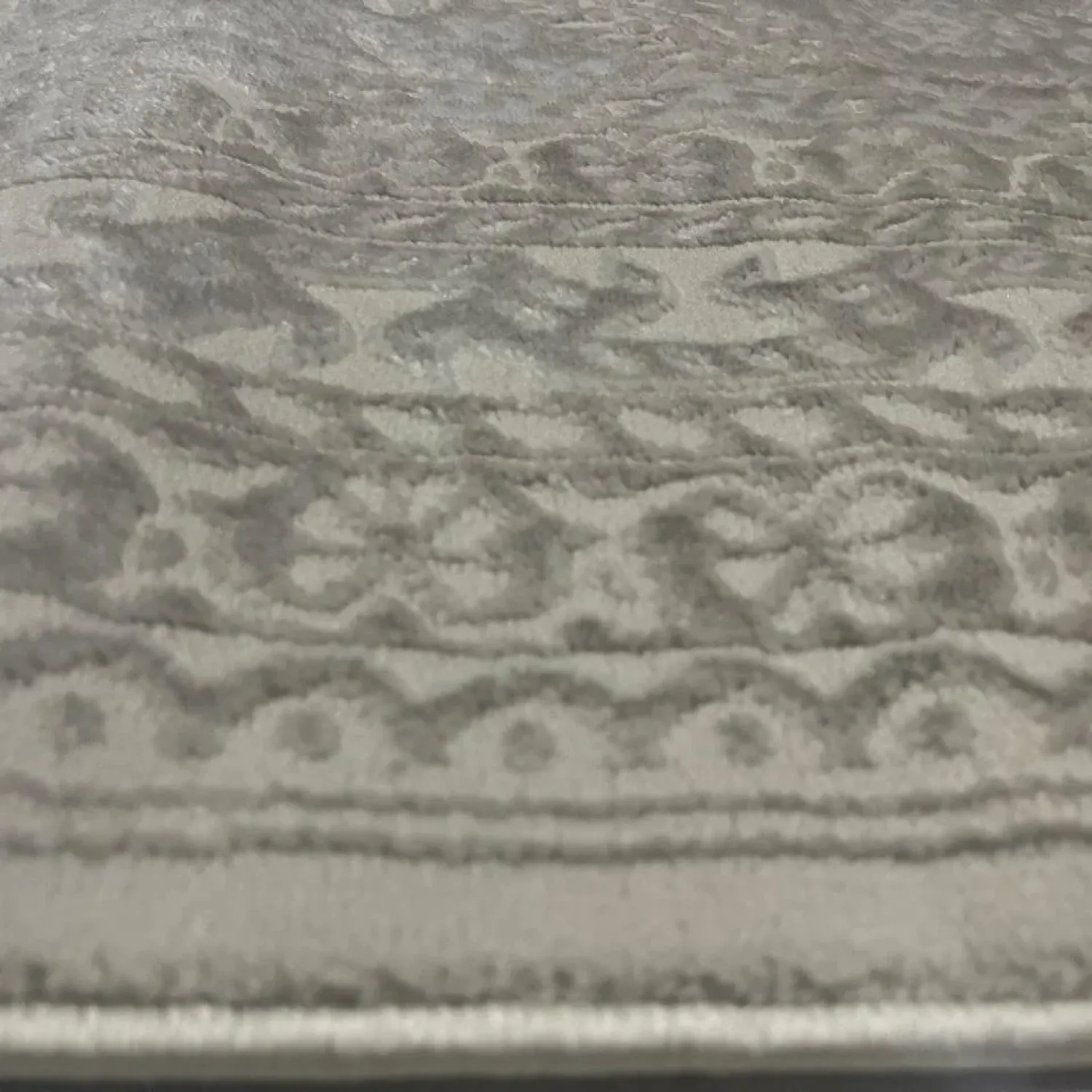 Χαλιά Ανάγλυφα Με Βελούδινη Υφή Lazer Cream Beige LZ290 Στρογγυλά