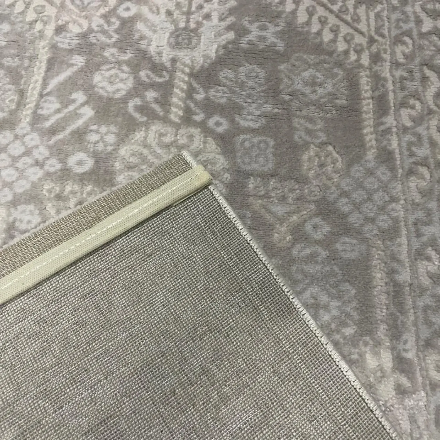 Χαλιά Ανάγλυφα Με Βελούδινη Υφή Lazer Cream Beige LZ290 Στρογγυλά