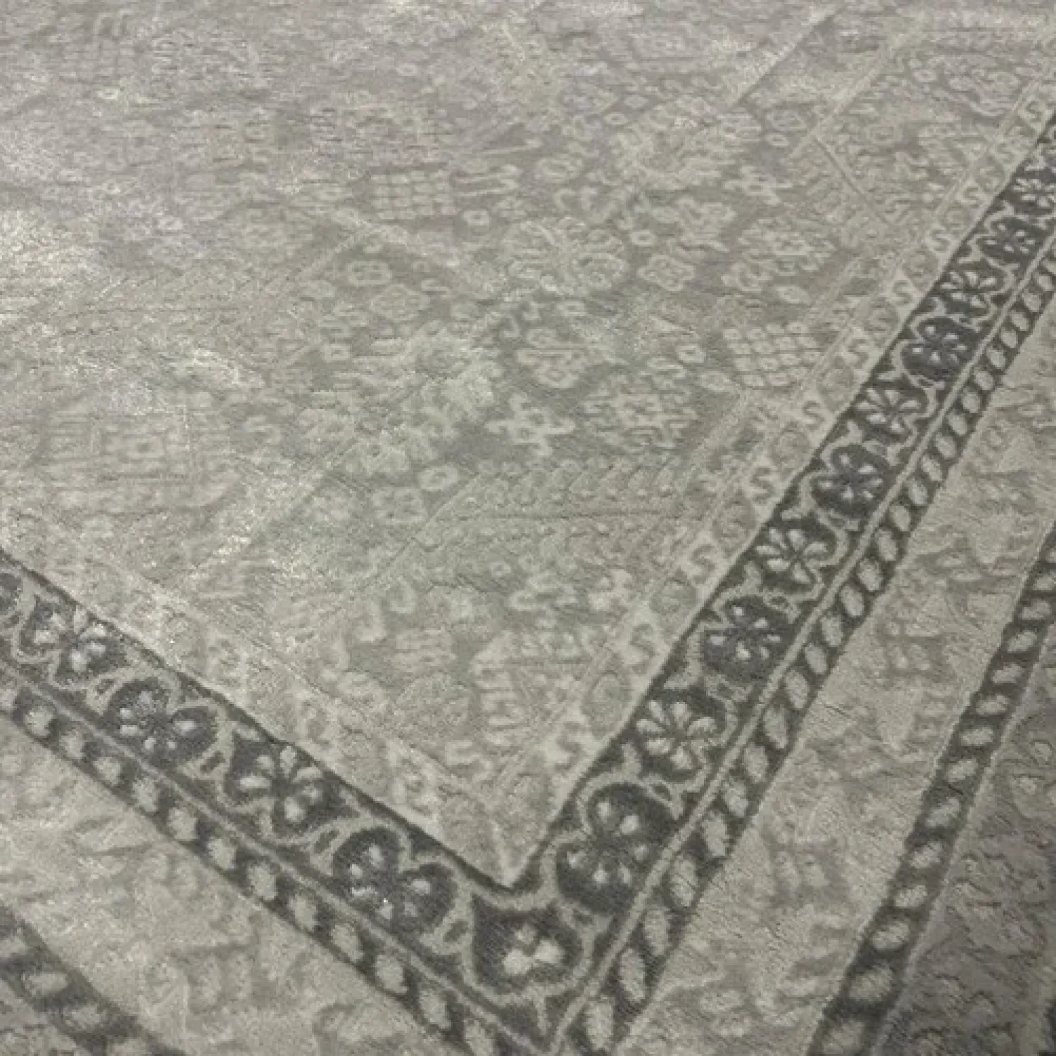 Χαλιά Ανάγλυφα Με Βελούδινη Υφή Lazer L.Grey LZ290 Στρογγυλά