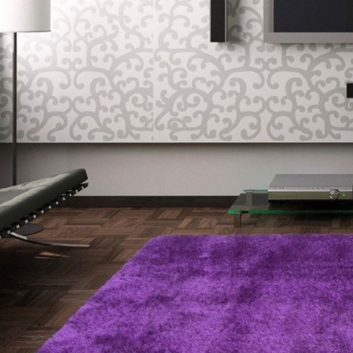 Χαλιά shaggy soft JS 5361 purple