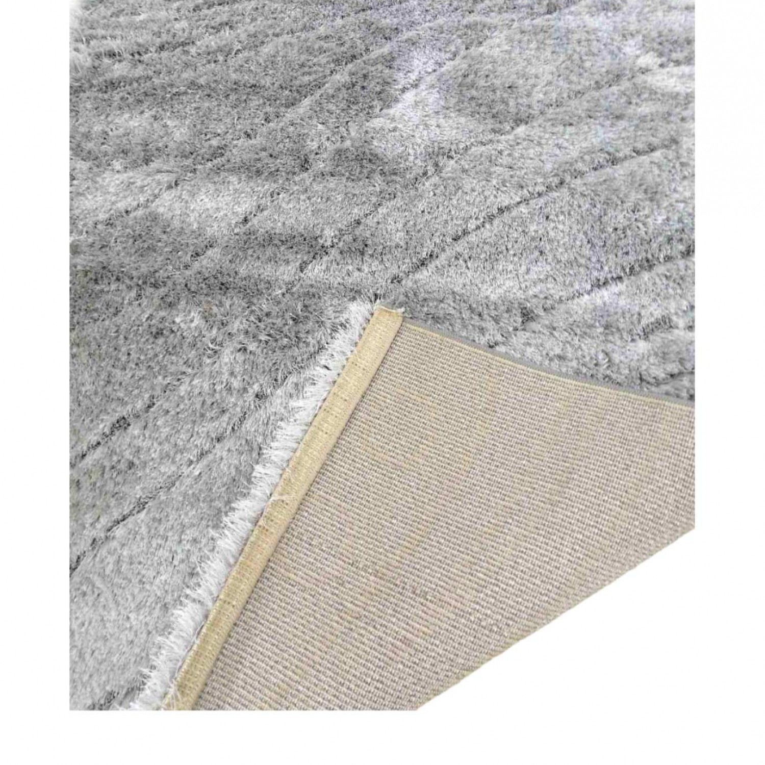 χαλιά 3d shaggy 22068 grey