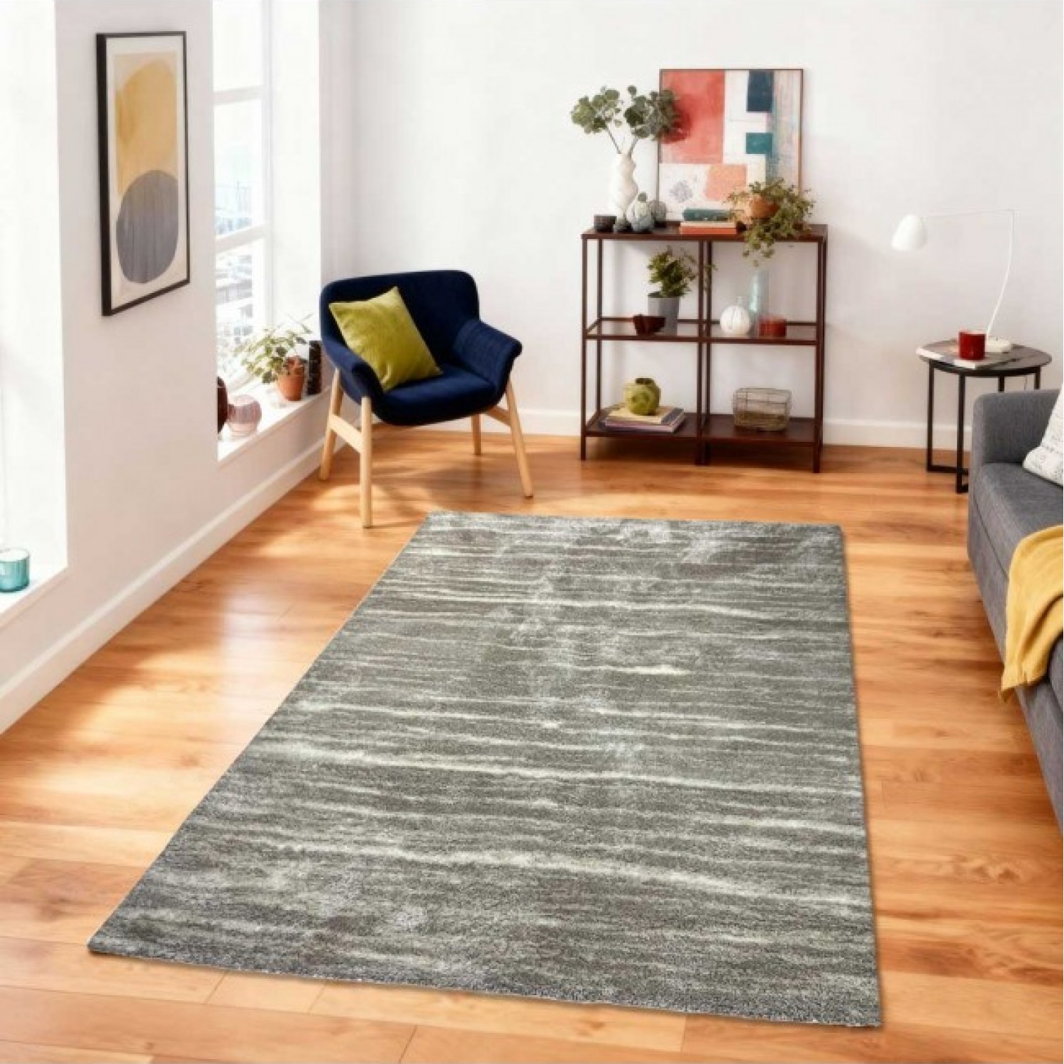 Χαλιά Shaggy soft JS 5347 cream white