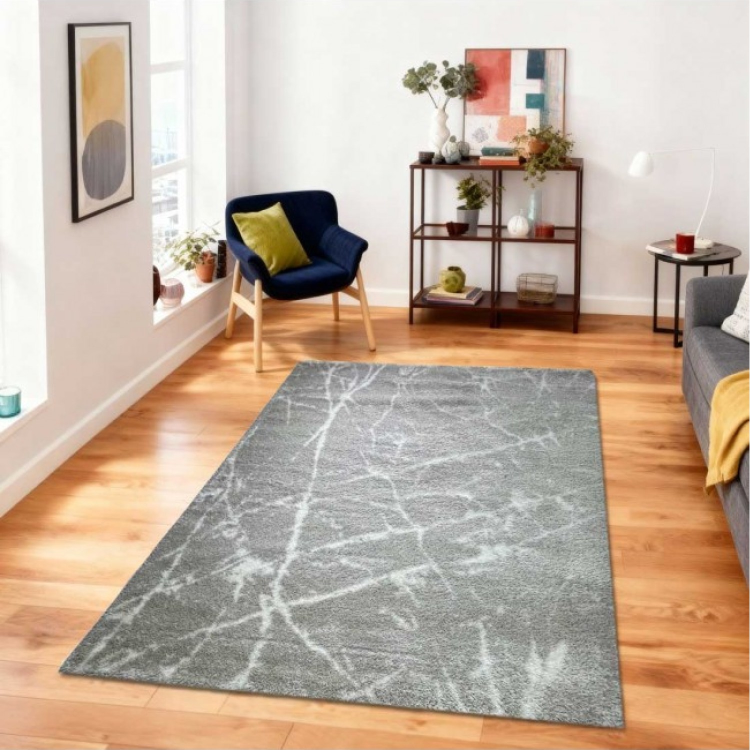 Χαλιά Shaggy soft JS 5346 cream white