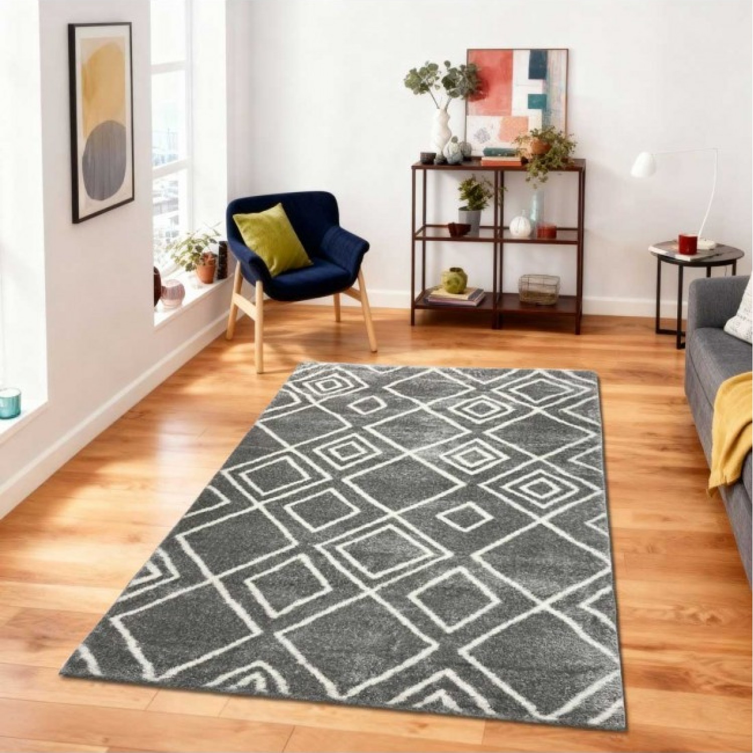 Χαλιά Shaggy soft JS 5352 grey