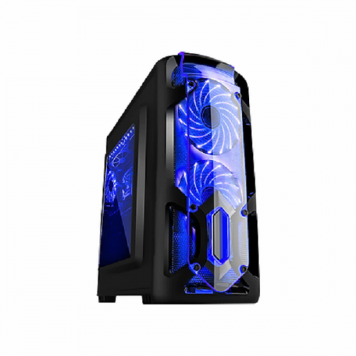 Marvo CA-113 Gaming Midi Tower Κουτί Υπολογιστή με Πλαϊνό Παράθυρο και RGB Φωτισμό