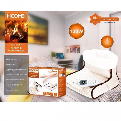 Θερμοφόρα Ποδιών Ηλεκτρική 30x30cm Hoomei HM-8750Y