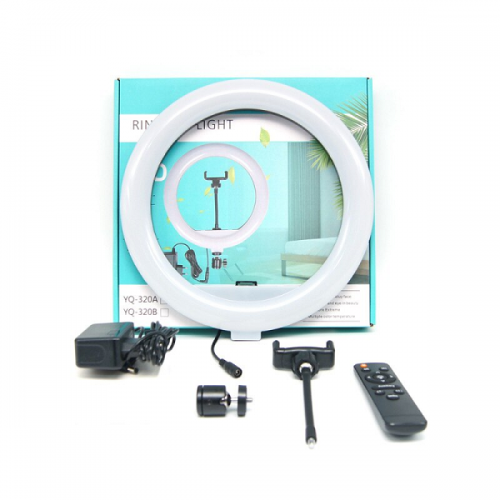 Ring Light  με Τρίποδο Δαπέδου και Βάση Κινητoύ & Τηλεχειριστήριο 30cm 3200-5600K YQ-320A