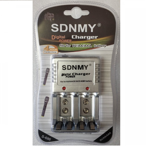 Φορτιστής για μπαταρίες ΑΑ/ΑΑΑ/9V SDNMY CHARGER0