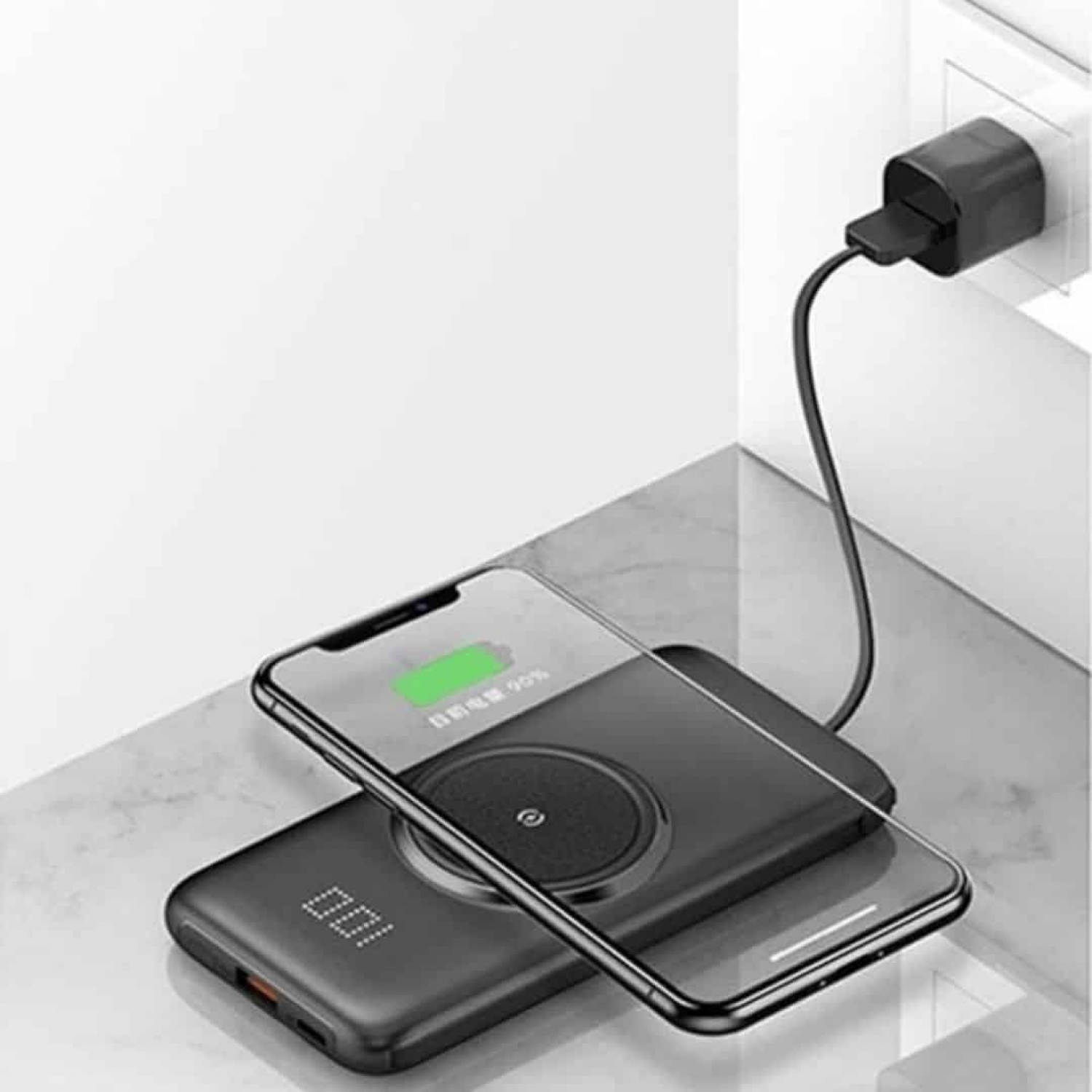 Ezra Power Bank PB21 10000mAh Μαύρο