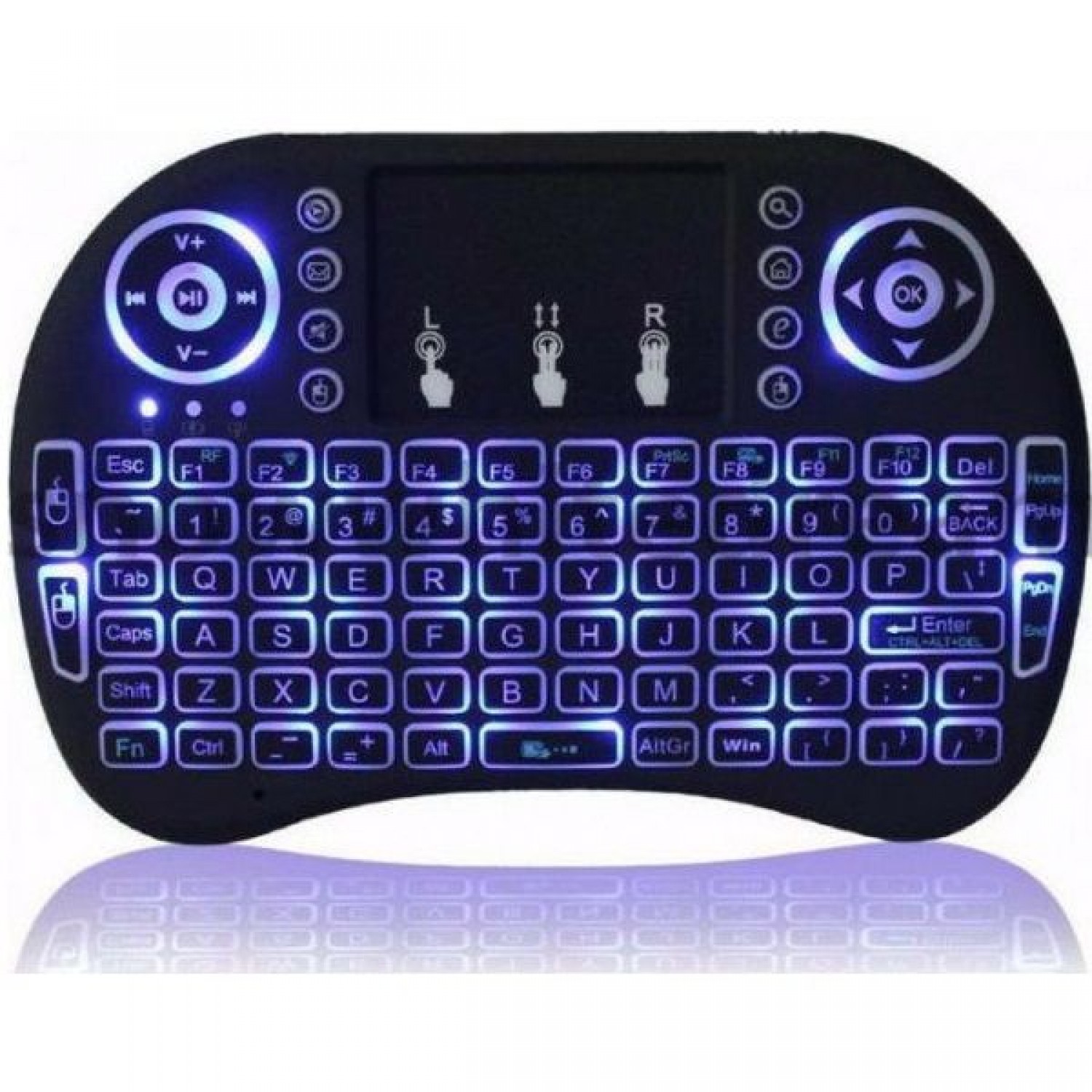 MINI Ασύρματο Πληκτρολόγιο με Touchpad Αγγλικό