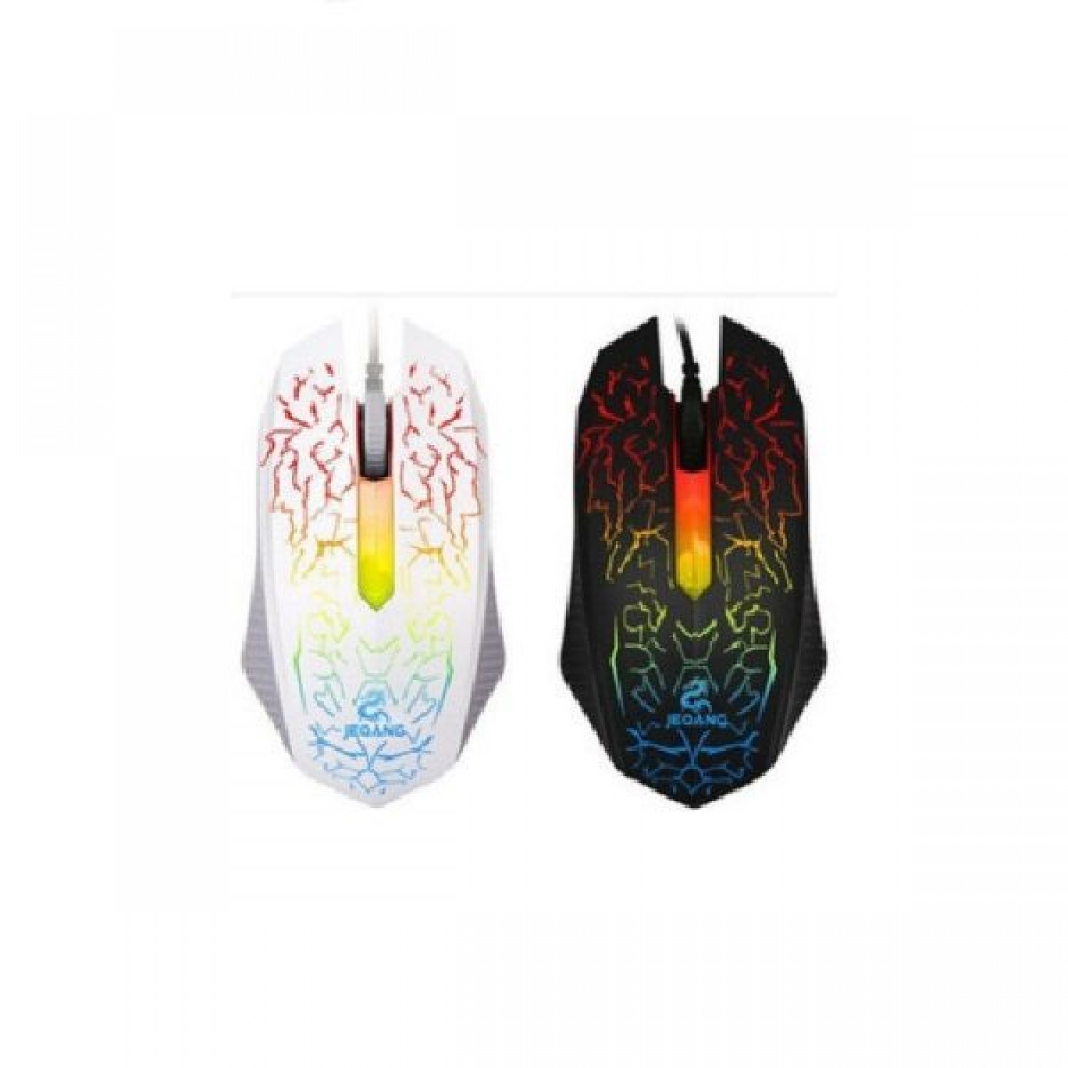 Ενσύρματο Gaming Mouse Με Οπίσθιο Φωτισμό Jeqang JM-813 Λευκό ή Μαύρο