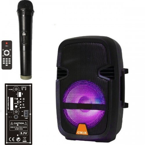 Ασύρματο Φορητό Ηχείο Bluetooth 10W Με /TF/Ράδιο/Karaoke Μικρόφωνο CMIK MK-B26