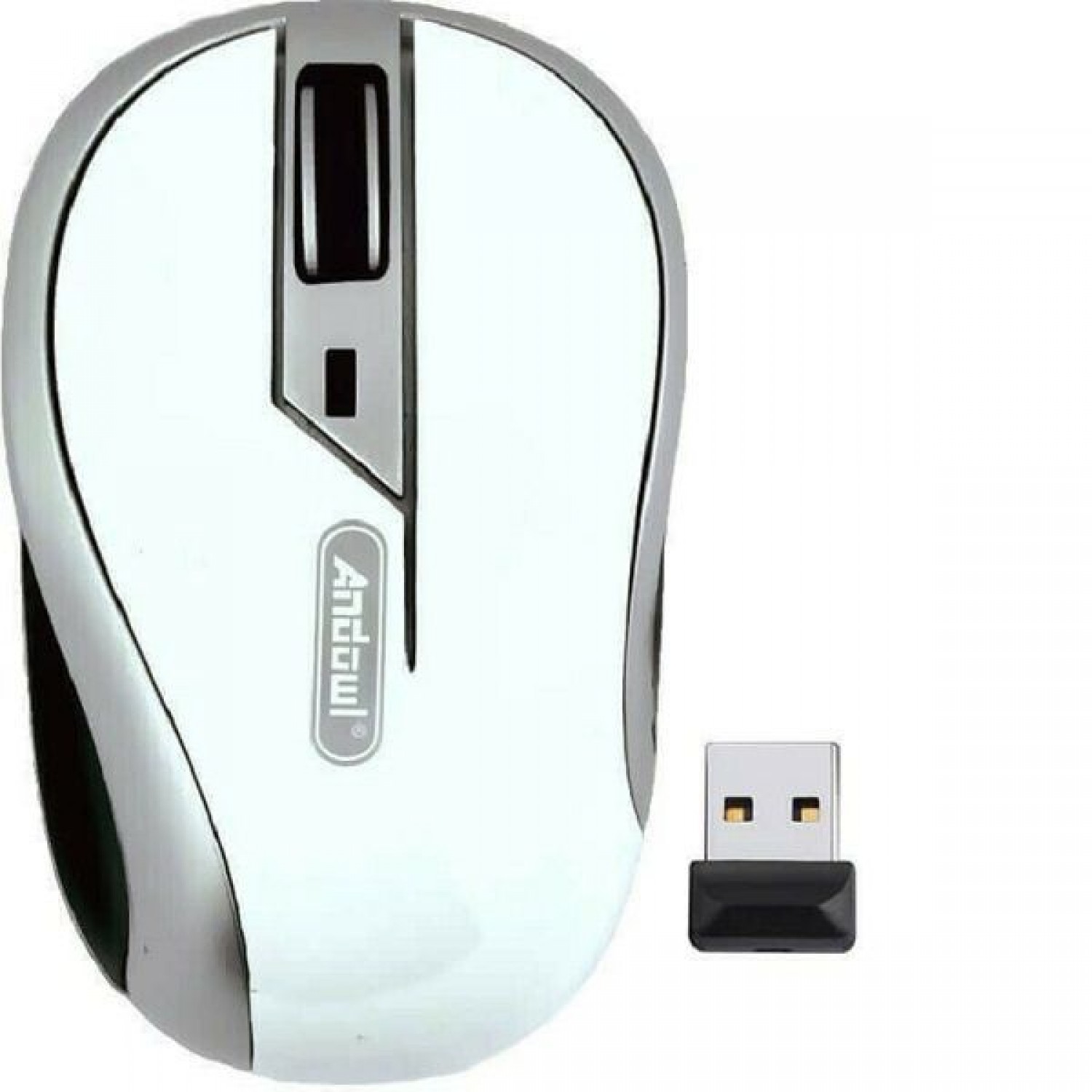 Ασύρματο Mini Ποντίκι Λευκό Andowl QM63
